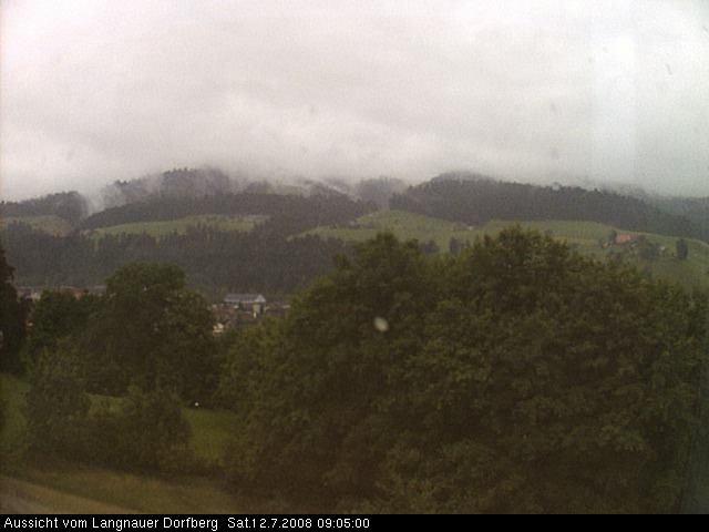 Webcam-Bild: Aussicht vom Dorfberg in Langnau 20080712-090500