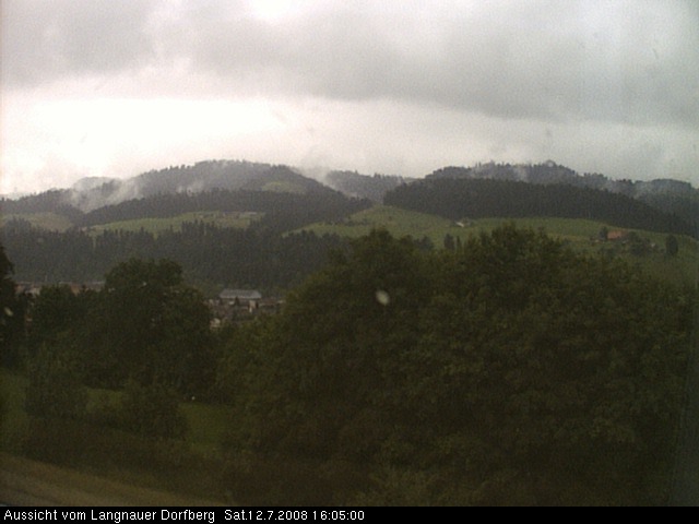 Webcam-Bild: Aussicht vom Dorfberg in Langnau 20080712-160500