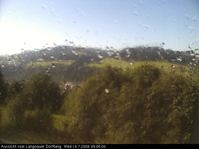 Webcam-Bild: Aussicht vom Dorfberg in Langnau 20080716-090500