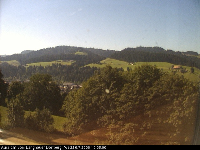 Webcam-Bild: Aussicht vom Dorfberg in Langnau 20080716-100500