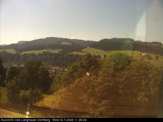 Webcam-Bild: Aussicht vom Dorfberg in Langnau 20080716-110500