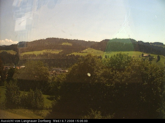Webcam-Bild: Aussicht vom Dorfberg in Langnau 20080716-150500