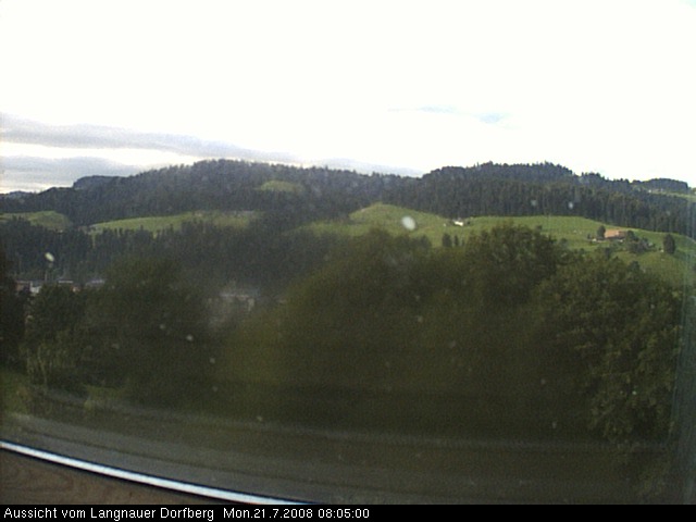 Webcam-Bild: Aussicht vom Dorfberg in Langnau 20080721-080500