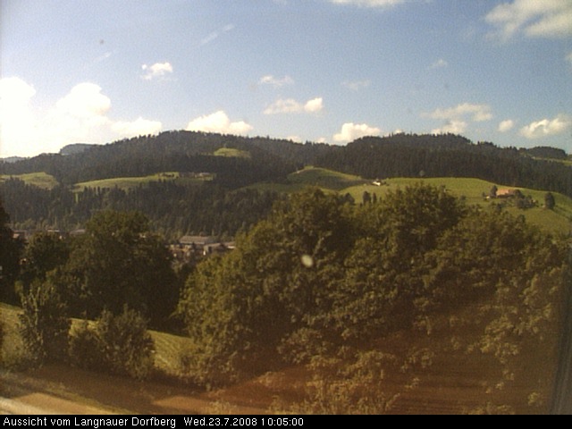 Webcam-Bild: Aussicht vom Dorfberg in Langnau 20080723-100500