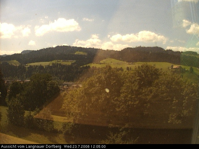 Webcam-Bild: Aussicht vom Dorfberg in Langnau 20080723-120500