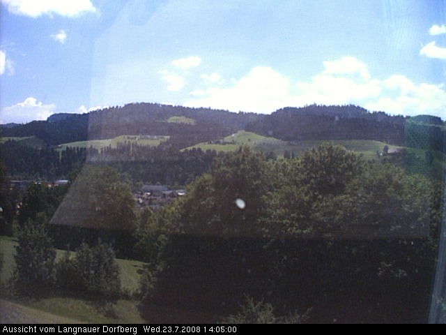 Webcam-Bild: Aussicht vom Dorfberg in Langnau 20080723-140500
