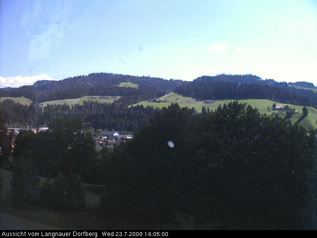 Webcam-Bild: Aussicht vom Dorfberg in Langnau 20080723-160500