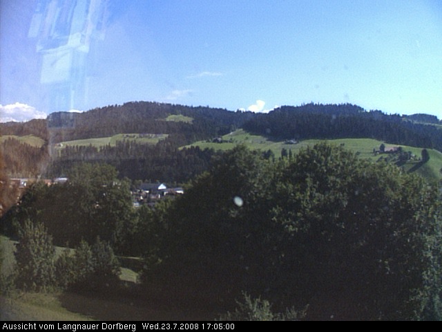 Webcam-Bild: Aussicht vom Dorfberg in Langnau 20080723-170500