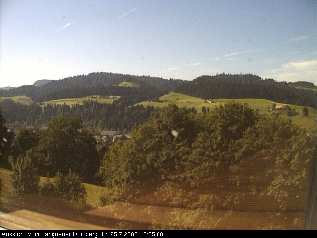 Webcam-Bild: Aussicht vom Dorfberg in Langnau 20080725-100500