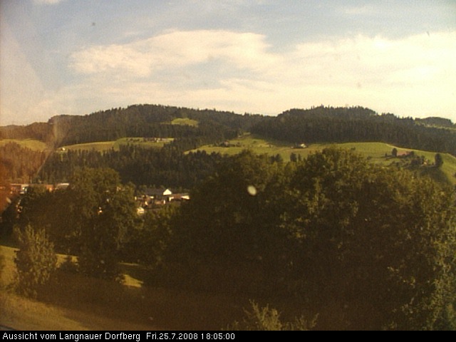 Webcam-Bild: Aussicht vom Dorfberg in Langnau 20080725-180500