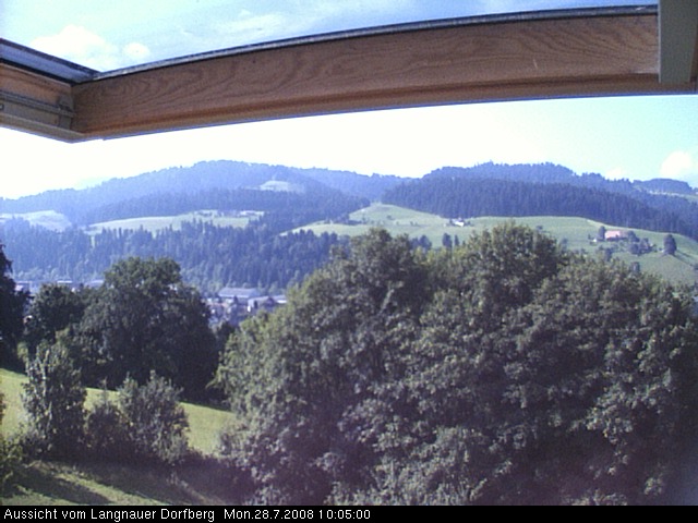 Webcam-Bild: Aussicht vom Dorfberg in Langnau 20080728-100500