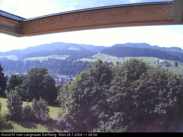 Webcam-Bild: Aussicht vom Dorfberg in Langnau 20080728-110500