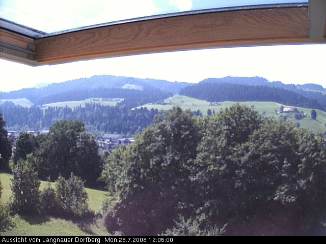 Webcam-Bild: Aussicht vom Dorfberg in Langnau 20080728-120500