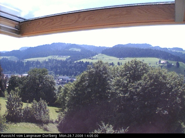 Webcam-Bild: Aussicht vom Dorfberg in Langnau 20080728-140500