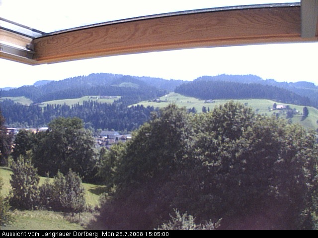Webcam-Bild: Aussicht vom Dorfberg in Langnau 20080728-150500