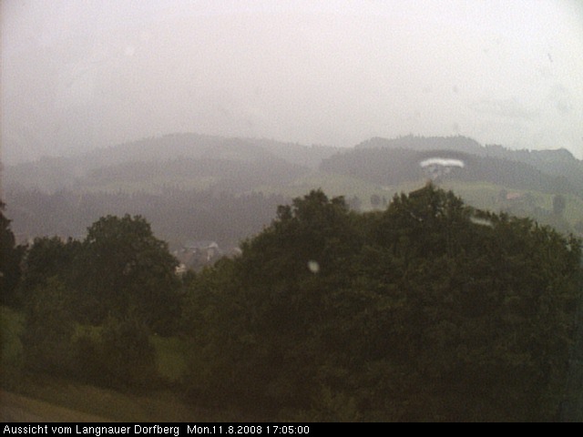 Webcam-Bild: Aussicht vom Dorfberg in Langnau 20080811-170500