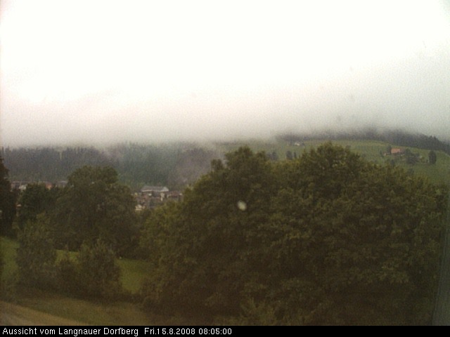 Webcam-Bild: Aussicht vom Dorfberg in Langnau 20080815-080500