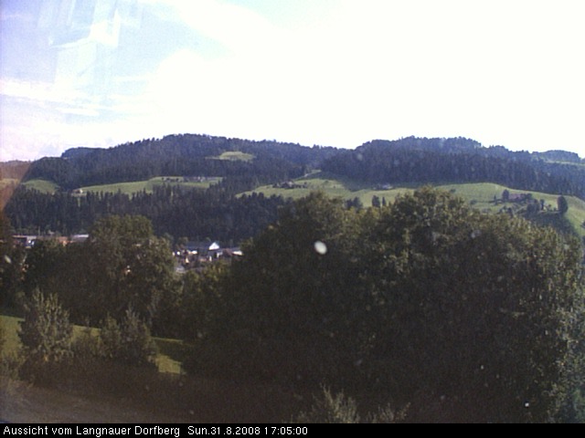 Webcam-Bild: Aussicht vom Dorfberg in Langnau 20080831-170500