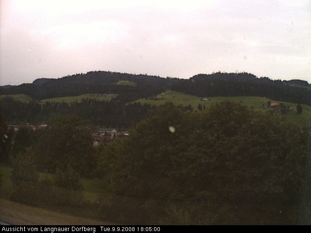 Webcam-Bild: Aussicht vom Dorfberg in Langnau 20080909-180500
