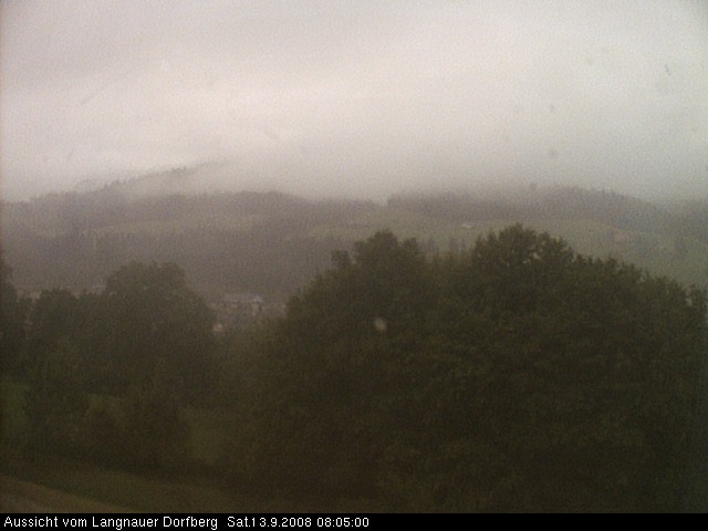 Webcam-Bild: Aussicht vom Dorfberg in Langnau 20080913-080500