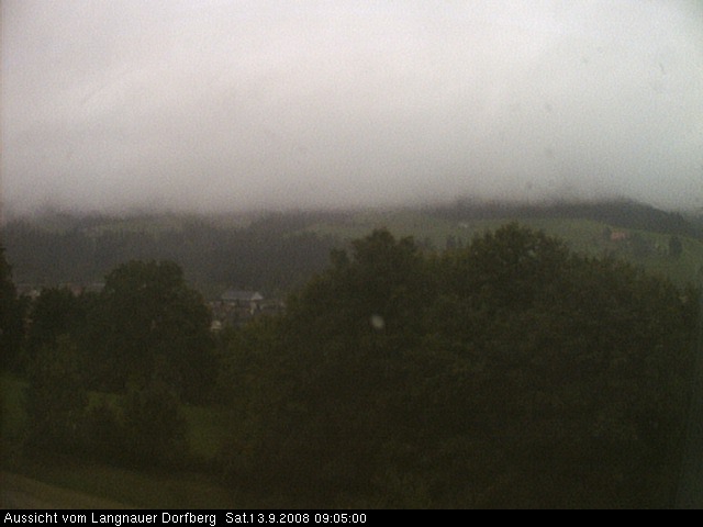 Webcam-Bild: Aussicht vom Dorfberg in Langnau 20080913-090500