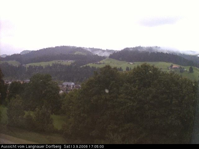 Webcam-Bild: Aussicht vom Dorfberg in Langnau 20080913-170500