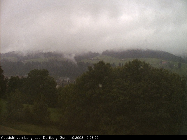 Webcam-Bild: Aussicht vom Dorfberg in Langnau 20080914-100500