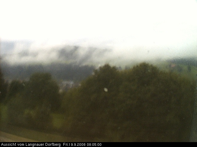 Webcam-Bild: Aussicht vom Dorfberg in Langnau 20080919-080500