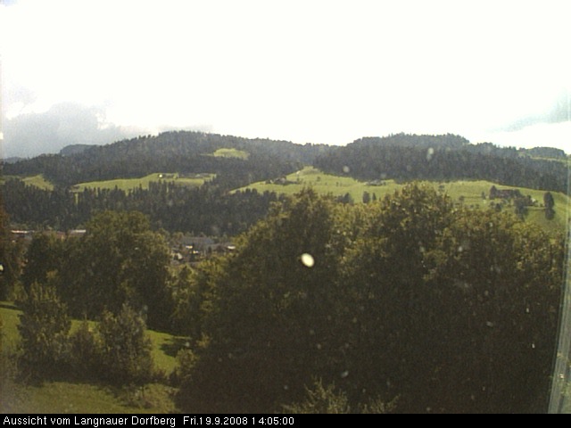 Webcam-Bild: Aussicht vom Dorfberg in Langnau 20080919-140500