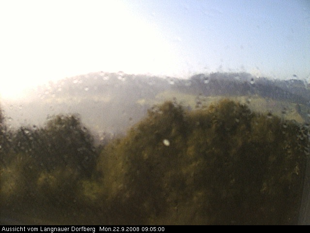 Webcam-Bild: Aussicht vom Dorfberg in Langnau 20080922-090500