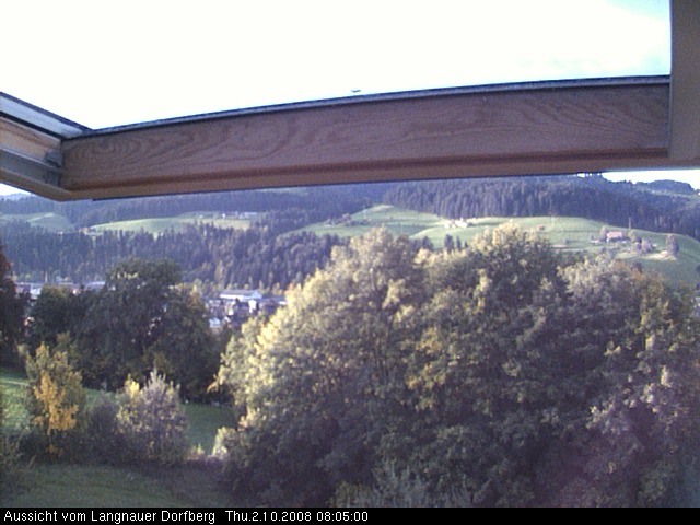 Webcam-Bild: Aussicht vom Dorfberg in Langnau 20081002-080500