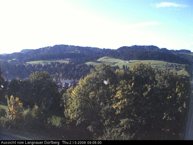 Webcam-Bild: Aussicht vom Dorfberg in Langnau 20081002-090500