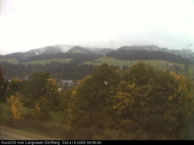 Webcam-Bild: Aussicht vom Dorfberg in Langnau 20081004-080500
