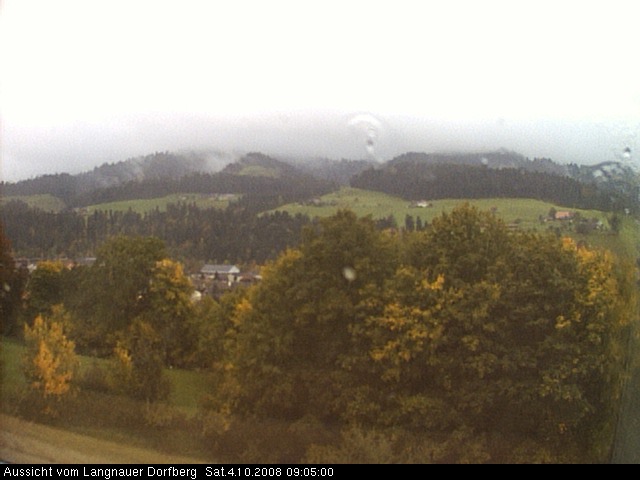 Webcam-Bild: Aussicht vom Dorfberg in Langnau 20081004-090500