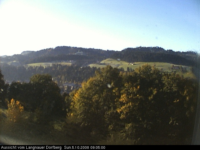 Webcam-Bild: Aussicht vom Dorfberg in Langnau 20081005-090500