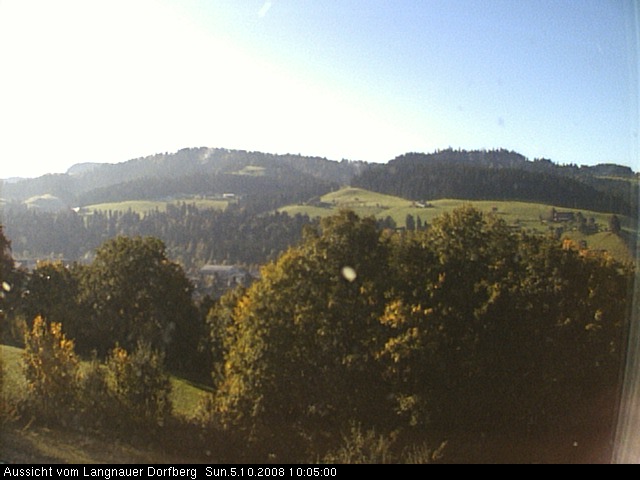 Webcam-Bild: Aussicht vom Dorfberg in Langnau 20081005-100500