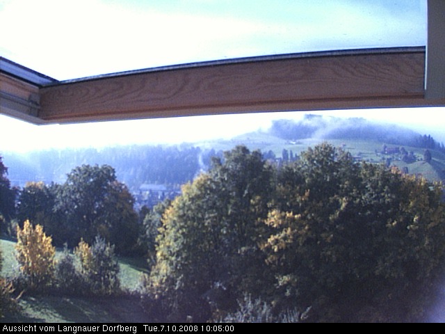 Webcam-Bild: Aussicht vom Dorfberg in Langnau 20081007-100500