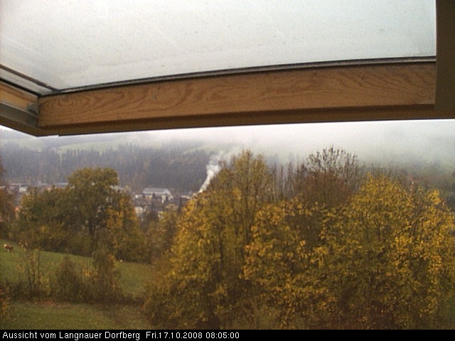 Webcam-Bild: Aussicht vom Dorfberg in Langnau 20081017-080500