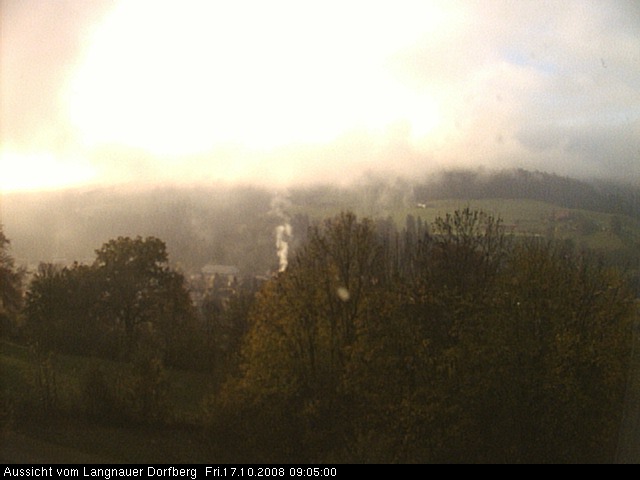 Webcam-Bild: Aussicht vom Dorfberg in Langnau 20081017-090500