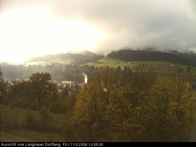 Webcam-Bild: Aussicht vom Dorfberg in Langnau 20081017-100500