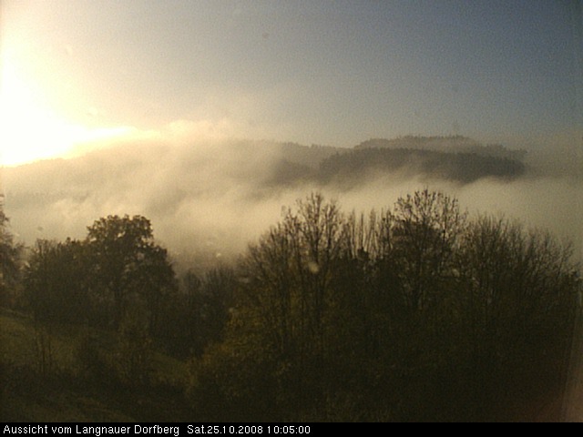 Webcam-Bild: Aussicht vom Dorfberg in Langnau 20081025-100500