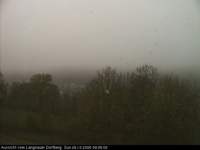 Webcam-Bild: Aussicht vom Dorfberg in Langnau 20081026-090500