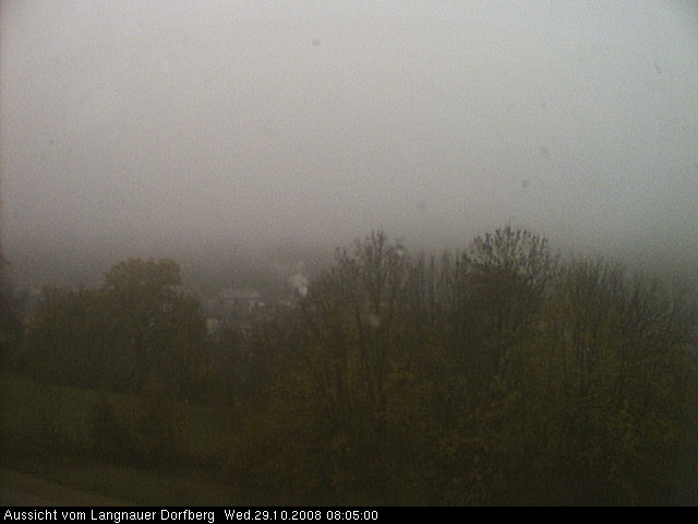 Webcam-Bild: Aussicht vom Dorfberg in Langnau 20081029-080500