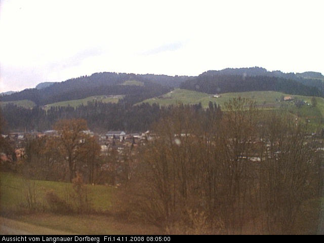 Webcam-Bild: Aussicht vom Dorfberg in Langnau 20081114-080500