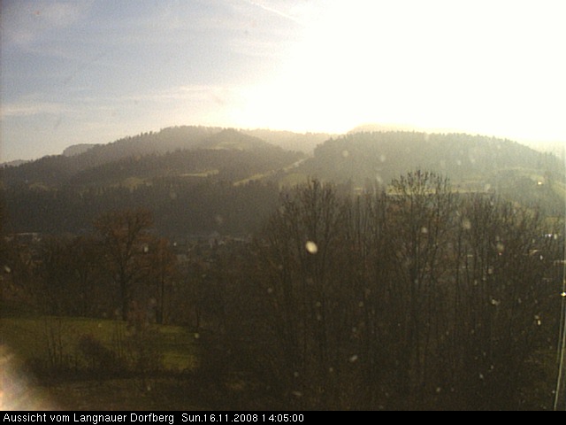 Webcam-Bild: Aussicht vom Dorfberg in Langnau 20081116-140500