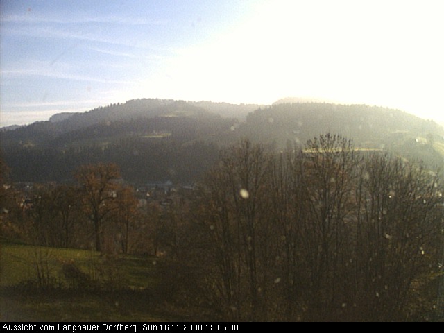Webcam-Bild: Aussicht vom Dorfberg in Langnau 20081116-150500