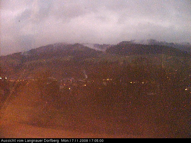 Webcam-Bild: Aussicht vom Dorfberg in Langnau 20081117-170500