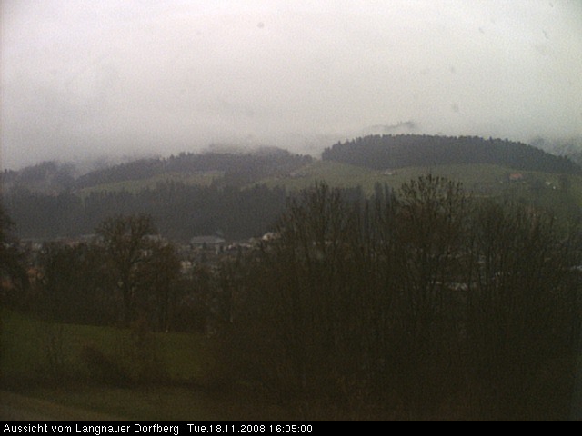 Webcam-Bild: Aussicht vom Dorfberg in Langnau 20081118-160500