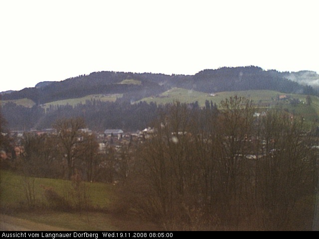 Webcam-Bild: Aussicht vom Dorfberg in Langnau 20081119-080500