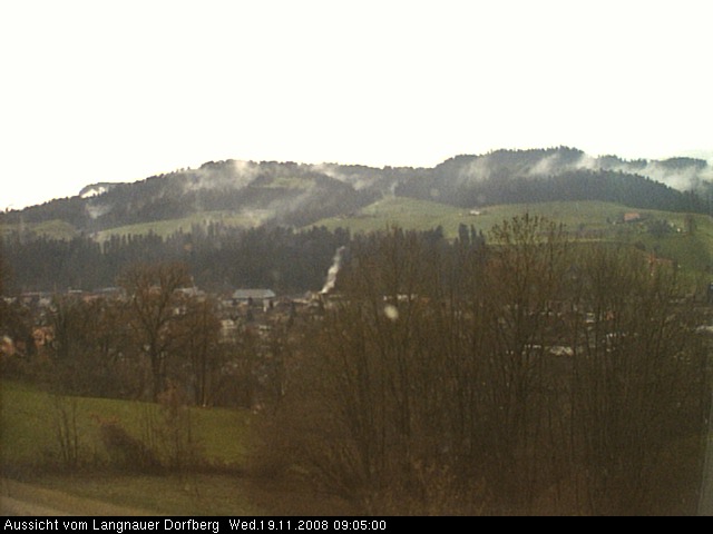 Webcam-Bild: Aussicht vom Dorfberg in Langnau 20081119-090500